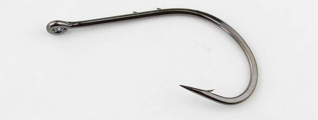 Long Shank Offset Bait Holder Hooks, Double Barb, Bulk Pack – product photo