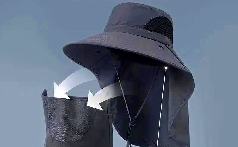 Wide Brim Sun Hat, UV Protection Fishing Bucket Hat – product photo