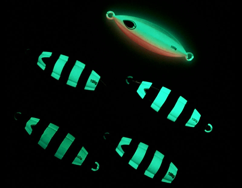 Laser Glow Slow Pitch Jig, 40–200 g (1.4–7.1 oz) – product photo