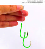 Glow Jig Head Rig, Streamer & Double Hooks, 60–500 g (2–18 oz) – product photo