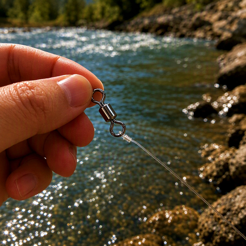 Barrel Swivels, Sizes 2/0 to 14, Iron, 6-23 mm – product photo