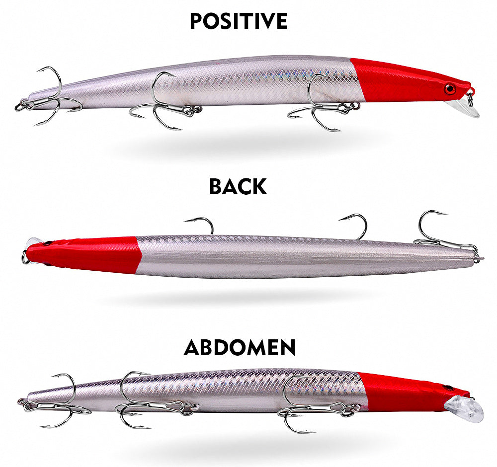 Floating Minnow Lure, 18.5 cm (7.3 in), 24.5 g (0.86 oz) – product photo