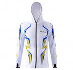 Quick-Dry Sun Protection Fishing Shirt, Bamboo Fiber, White – product photo
