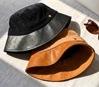Wide Brim Bucket Hat, Polyester, Adjustable, Foldable – product photo