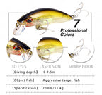Long Cast Rattling Minnow Hard Bait, 7 cm (2.8 in), 11.4 g – product photo