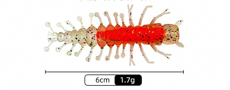 Multi-Leg Centipede Soft Bait, 6 cm (2.4 in) 1.7 g (0.06 oz) – product photo