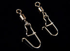 Brass Fishing Snap Connectors, Interlock Snaps, Sizes 2–14 – product photo