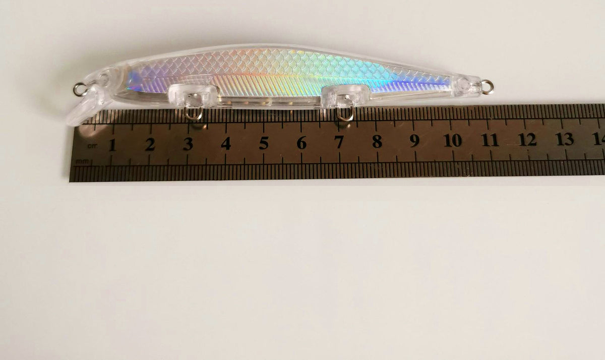 Unpainted Short Lip Minnow Lure Blank, 11 g (0.39 oz), 11 cm – product photo