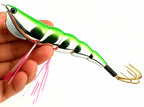 Wooden Shrimp Squid Jig, Size 3.5, 19 g (0.67 oz), 2-Pack – product photo