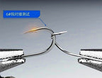 Barbed Offset Hooks, Sea Fishing, Sizes #0.5–#8 – product photo
