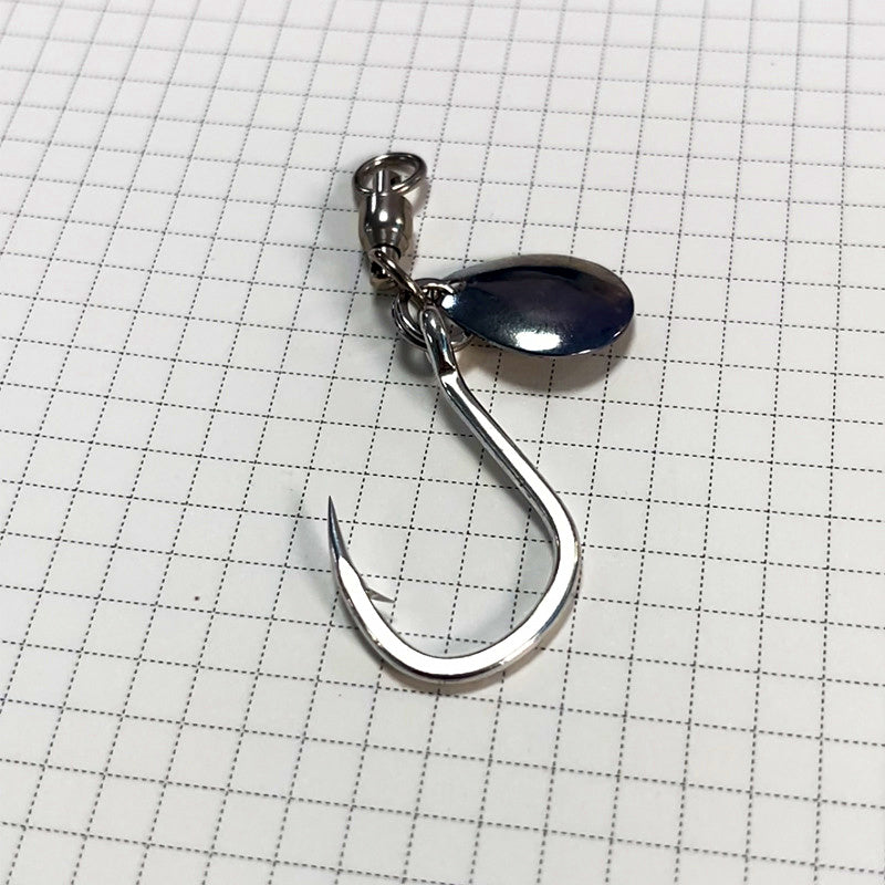Single Jig Hook with Ball Bearing Swivel, Sizes 1–4/0 – product photo