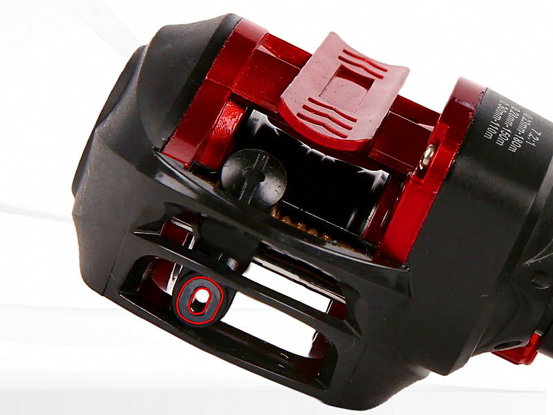 Round Baitcasting Reel, Metal Spool, Left or Right Hand – product photo