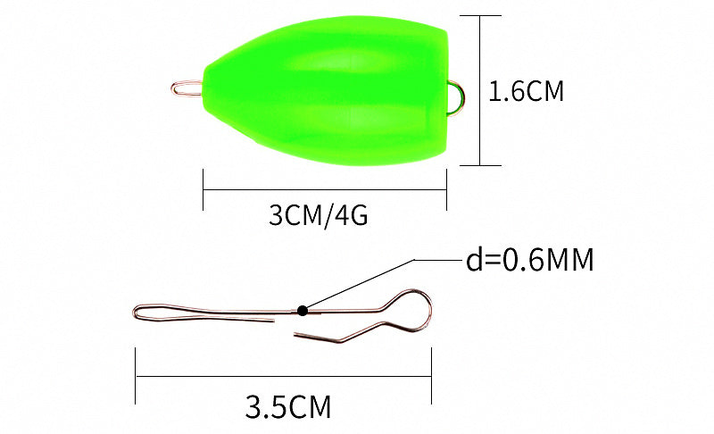 Casting Float with Snap, Floating & Slow-Sinking, 3.5–7.5 g – product photo