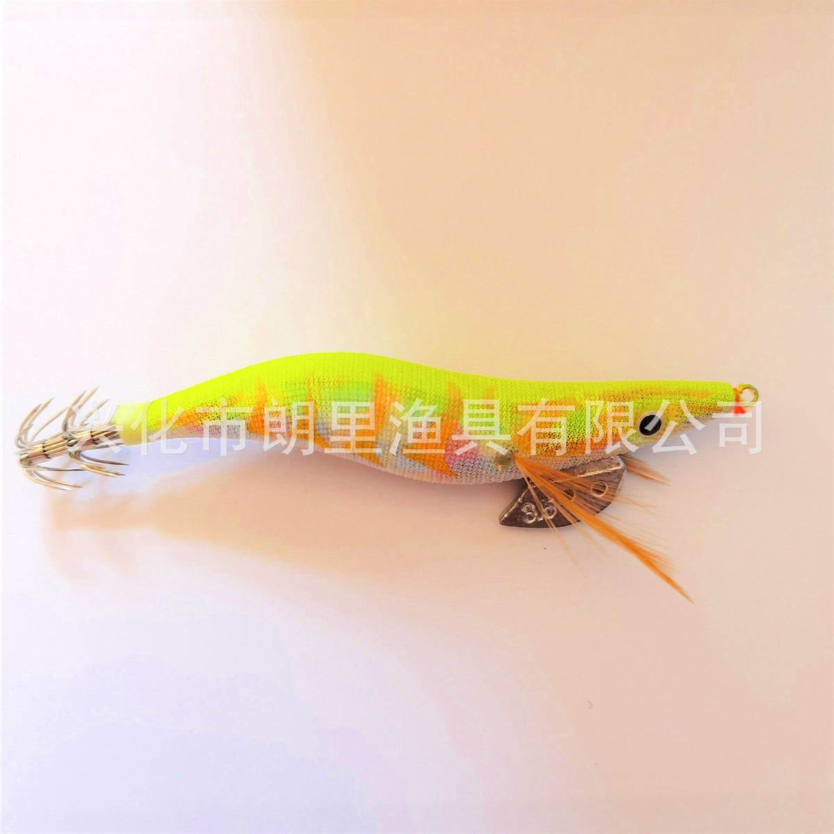 Wood Shrimp Squid Jig, 5-Pack, Size 2.5/3.0/3.5 – product photo