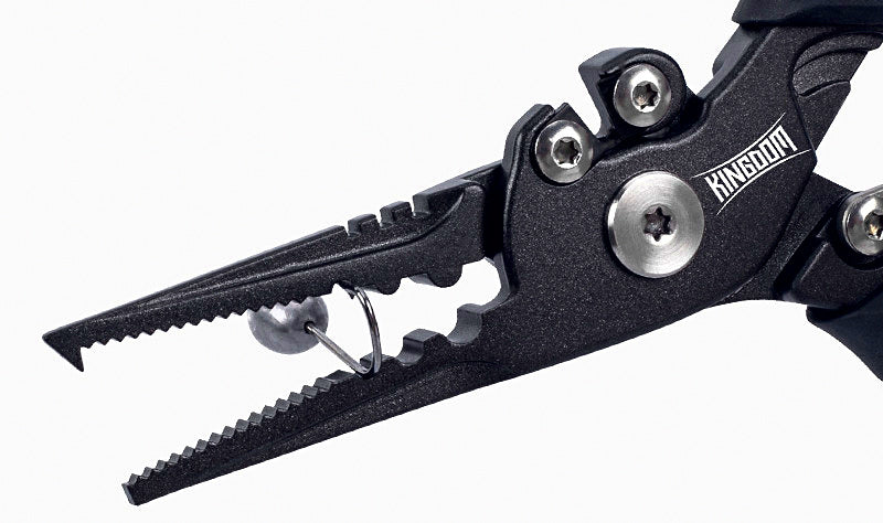 Stainless Steel Fishing Pliers, Split Ring & Braid Cutter – product photo