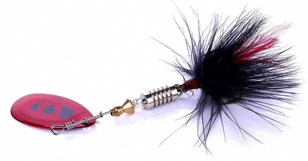 Spinner Spoon Lure with Feather Hook, 2.2–13 g (0.08–0.46 oz) – product photo