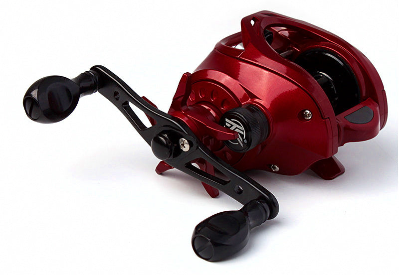 Aluminum Double Handle with Gourd Knobs for Baitcasting Reels – product photo
