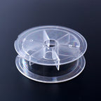 Clear Plastic Empty Line Spool Bobbin, 3 Sizes – product photo