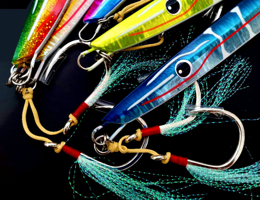 Fast & Slow Pitch Jig with Assist Hooks, 300–400 g (10.6–14.1 oz) – product photo