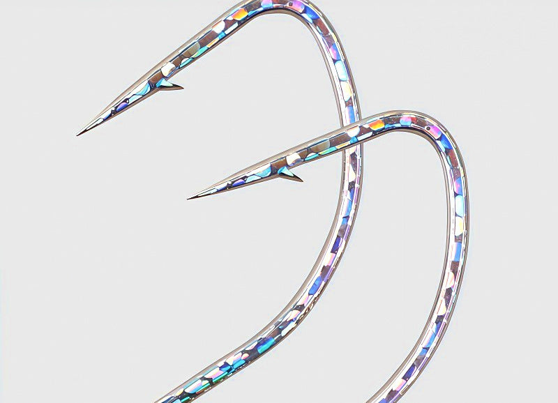 Cutlassfish Tube Hooks, Barbed, Size 3/0, 5-Pack – product photo