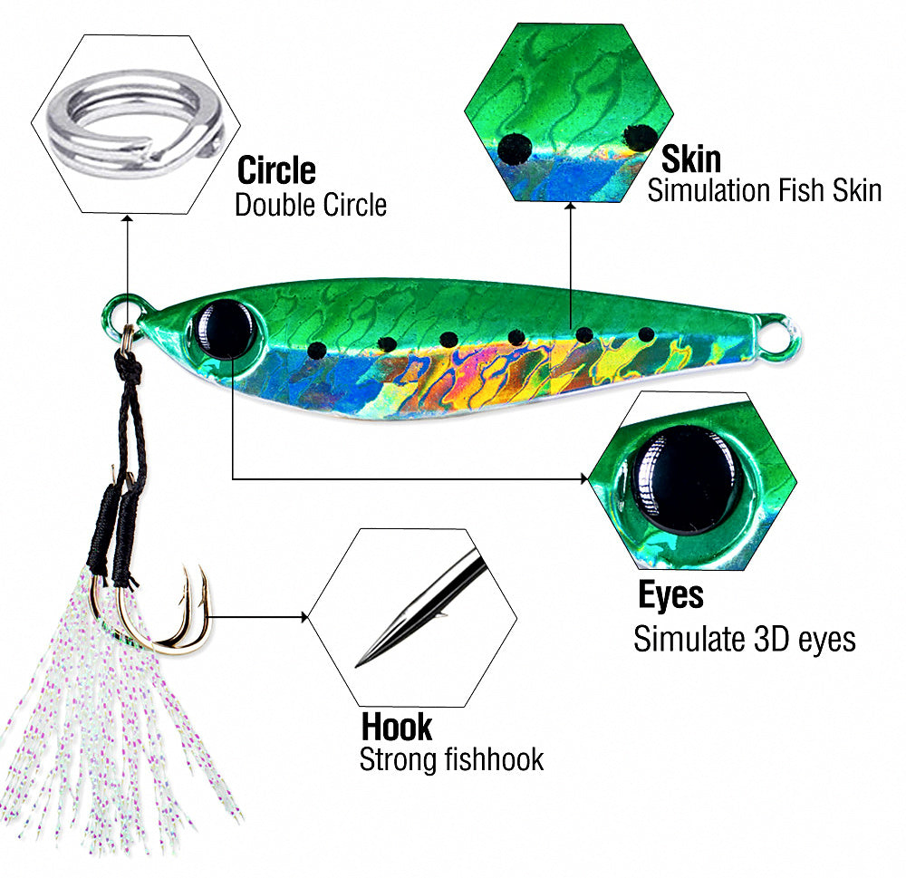 Casting Metal Jig, 10–80 g (0.35–2.8 oz) – product photo