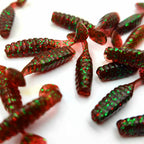 Mini T-Tail Soft Plastic Worm, 3 cm & 4 cm, 10-Pack – product photo