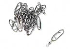 Stainless Steel Barrel Swivel & Snap Connector, Sizes 8 to 1/0 – product photo