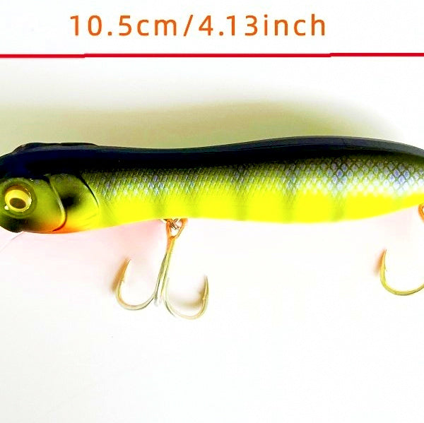 Floating Topwater Popper Lure, 105 mm, 16.3 g (0.57 oz)