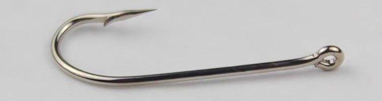 Long Shank Barbed Eyed Fishing Hooks, Sizes 1–20 – product photo