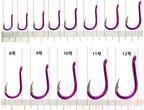 Eyed Barbed Chinu Hooks, Heavy Wire, Sizes 1–10 – product photo