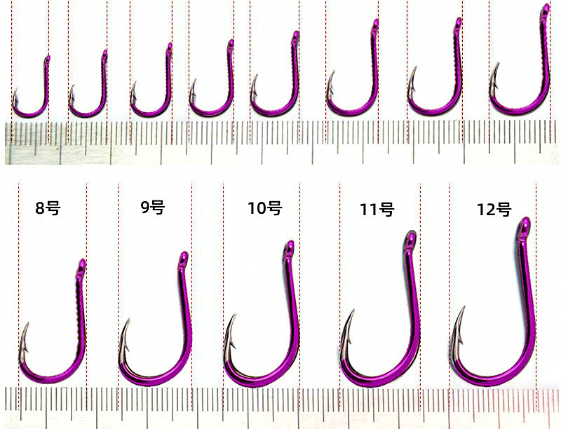 Eyed Barbed Chinu Hooks, Heavy Wire, Sizes 1–10 – product photo
