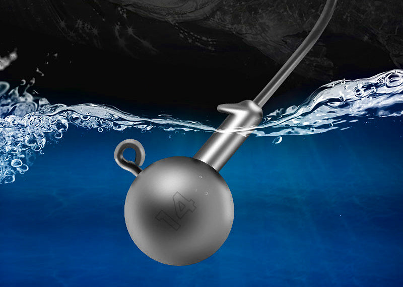 Round Jig Head Hooks for Soft Baits, 3.5–14 g (0.12–0.49 oz) – product photo