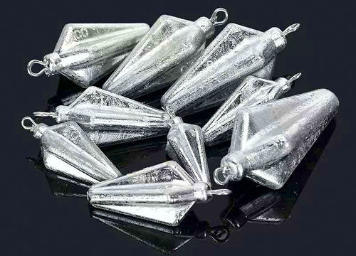 Four-Sided Star Fruit Lead Sinker, 1–7 oz (30–200 g) – product photo
