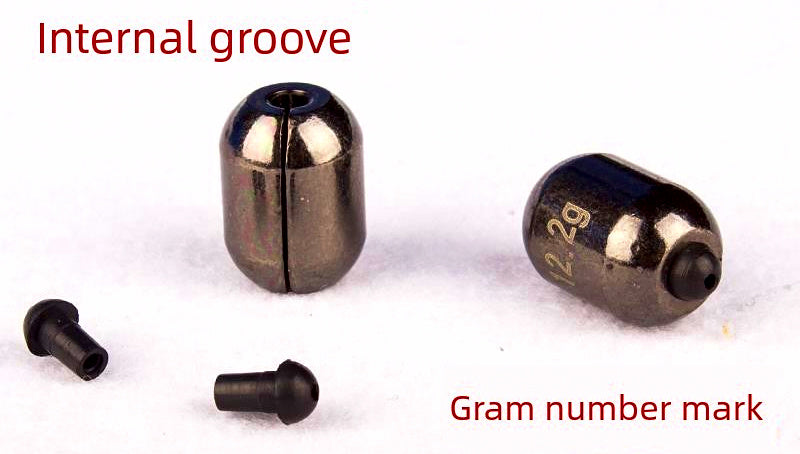 Center Hole Tube Sinkers, 0.11–0.88 oz (3–25 g), 20-Pack – product photo