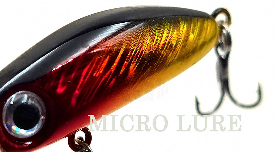 Slow-Sinking Rattle Minnow Lure, 3.5 cm, 2.8 g (0.1 oz) – product photo
