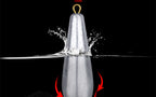 Willow Leaf Lead Sinkers with Ring, 0.35–3.53 oz (10–100 g) – product photo