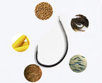 Barbed Live Bait Hooks (Loach Style), Sizes 9–13 – product photo