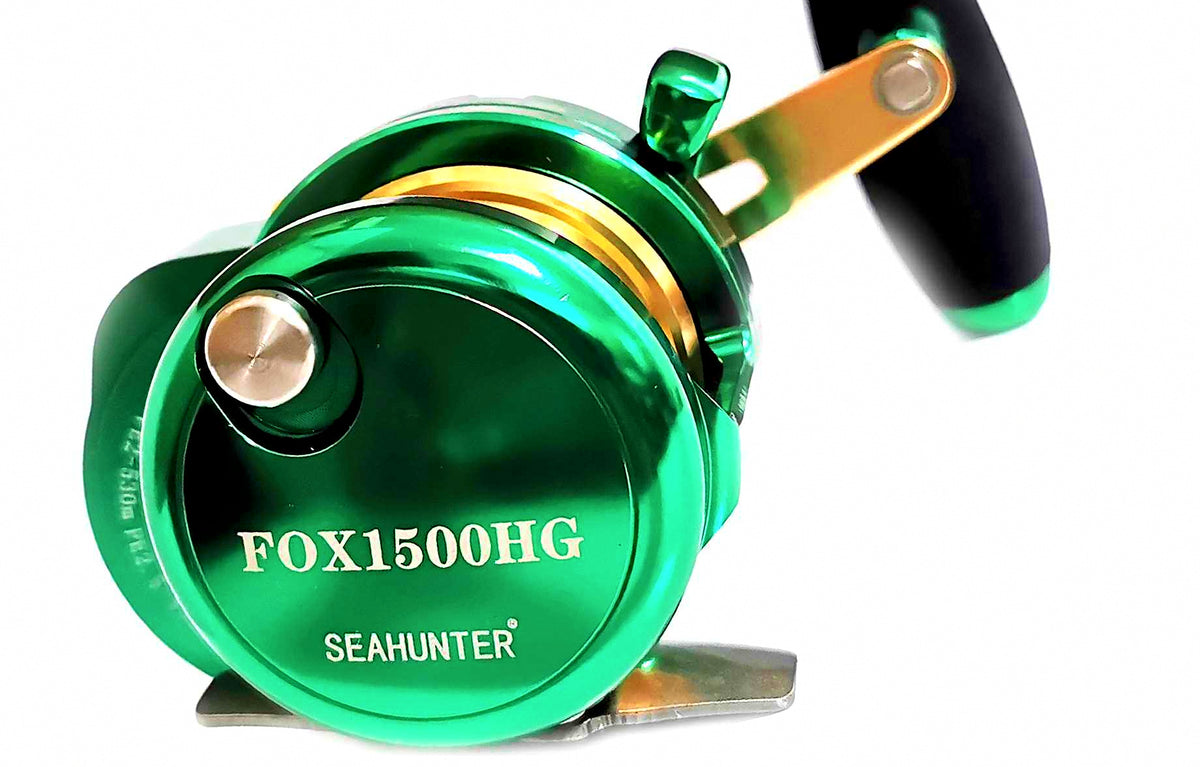 FOX1500 Slow Pitch Jigging Reel, 6.2:1, 9 Bearings – product photo