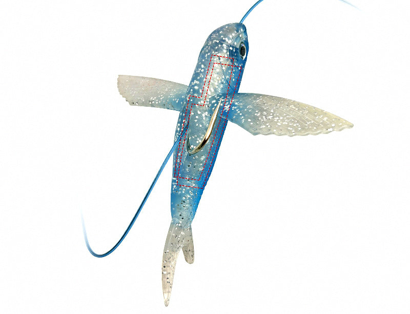 Sinking Flying Fish Daisy Chain Lure Rig, 185 cm (406 g) – product photo