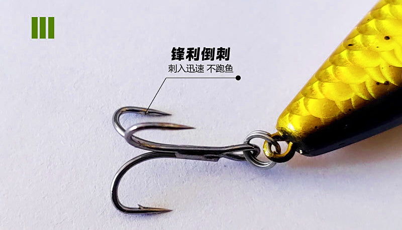 Slow Sinking Casting Minnow Lure, 7.5–19 g (0.26–0.67 oz) – product photo