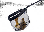 Folding Aluminum Landing Net, Coarse Mesh, Black – product photo