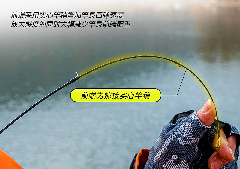 UL/L Ultralight Fishing Rod, 2-Piece Carbon, 1.47–1.83 m – product photo