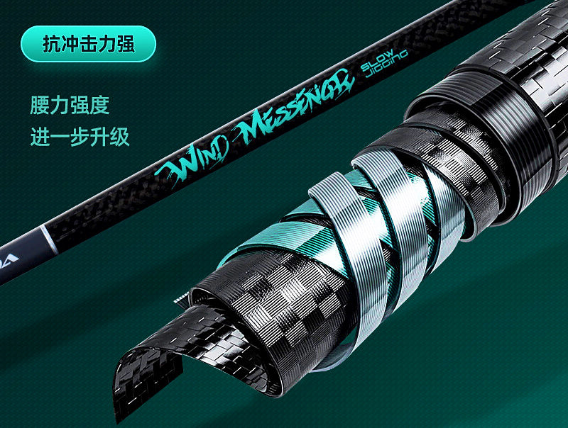 Slow Pitch Jigging Rod, 2-Piece Carbon Boat Rod – product photo