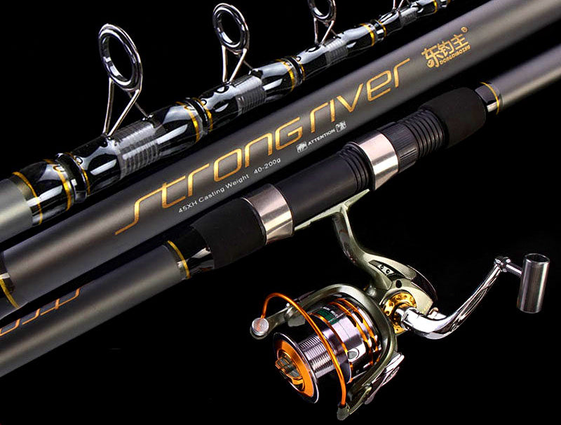 Carbon Long-Cast Rod & Reel Combo, 2.1–5.4 m (6.9–17.7 ft) – product photo