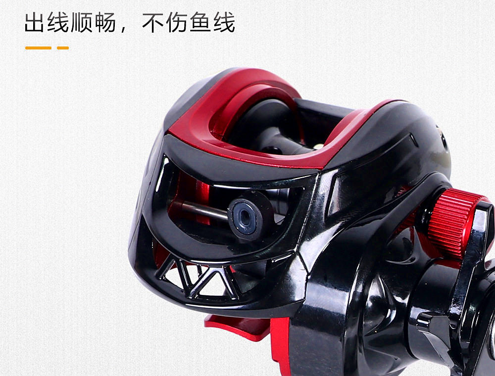 Micro Baitcasting Reel, Aluminum Alloy Spool, Left or Right Hand – product photo