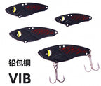 Black Metal VIB Blade Bait, 5–14 g (0.2–0.5 oz), 5 or 10 Pack – product photo