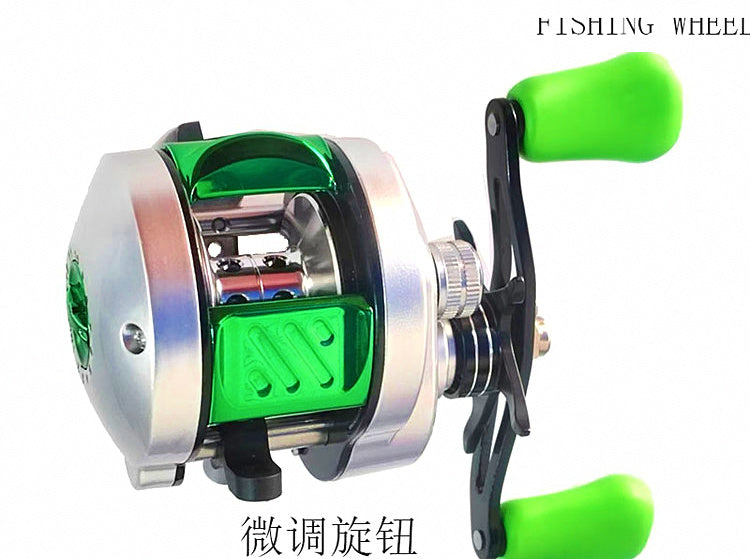 Round Baitcasting Reel 6.3:1, 6 Bearings, Size 400 – product photo