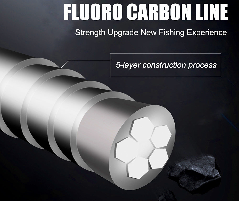 Fluorocarbon Leader Line, 100 m (109 yd) Spool, Multiple Sizes – product photo
