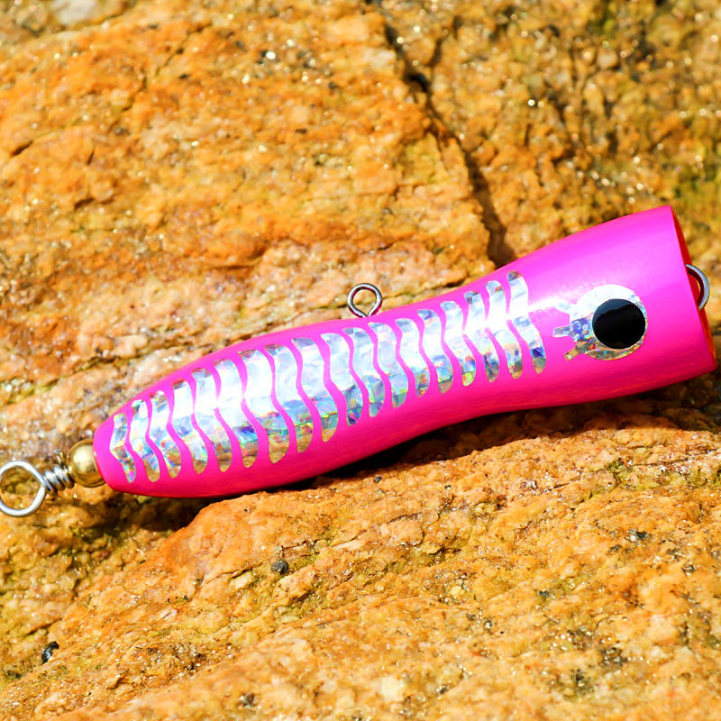 Wooden Popper Surface Lure, 15–30 g (0.5–1.1 oz) – product photo