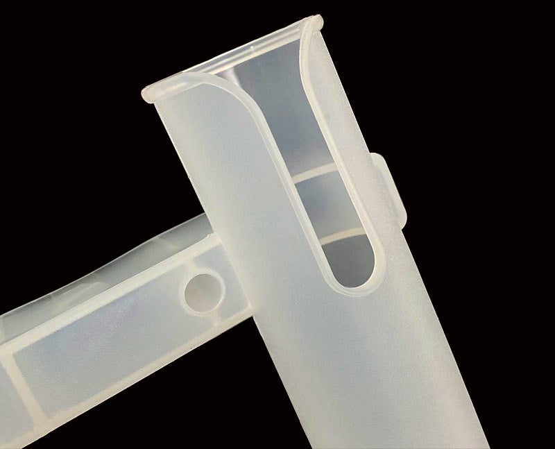 ABS Boat Fishing Rod Holder, Black or Clear White – product photo